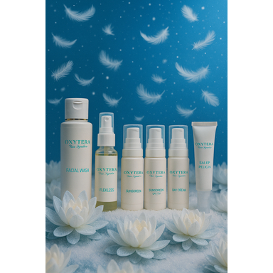 Oxytera New Signature Skincare Flek, Hilangkan Flek Hitam, Cerahkan Kulit, Wajah Putih Glowing Sehat