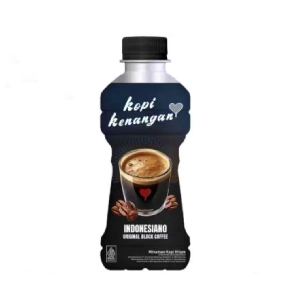 

Kopi Kenangan Indonesiano Original Black Coffee Less Sugar 220ml