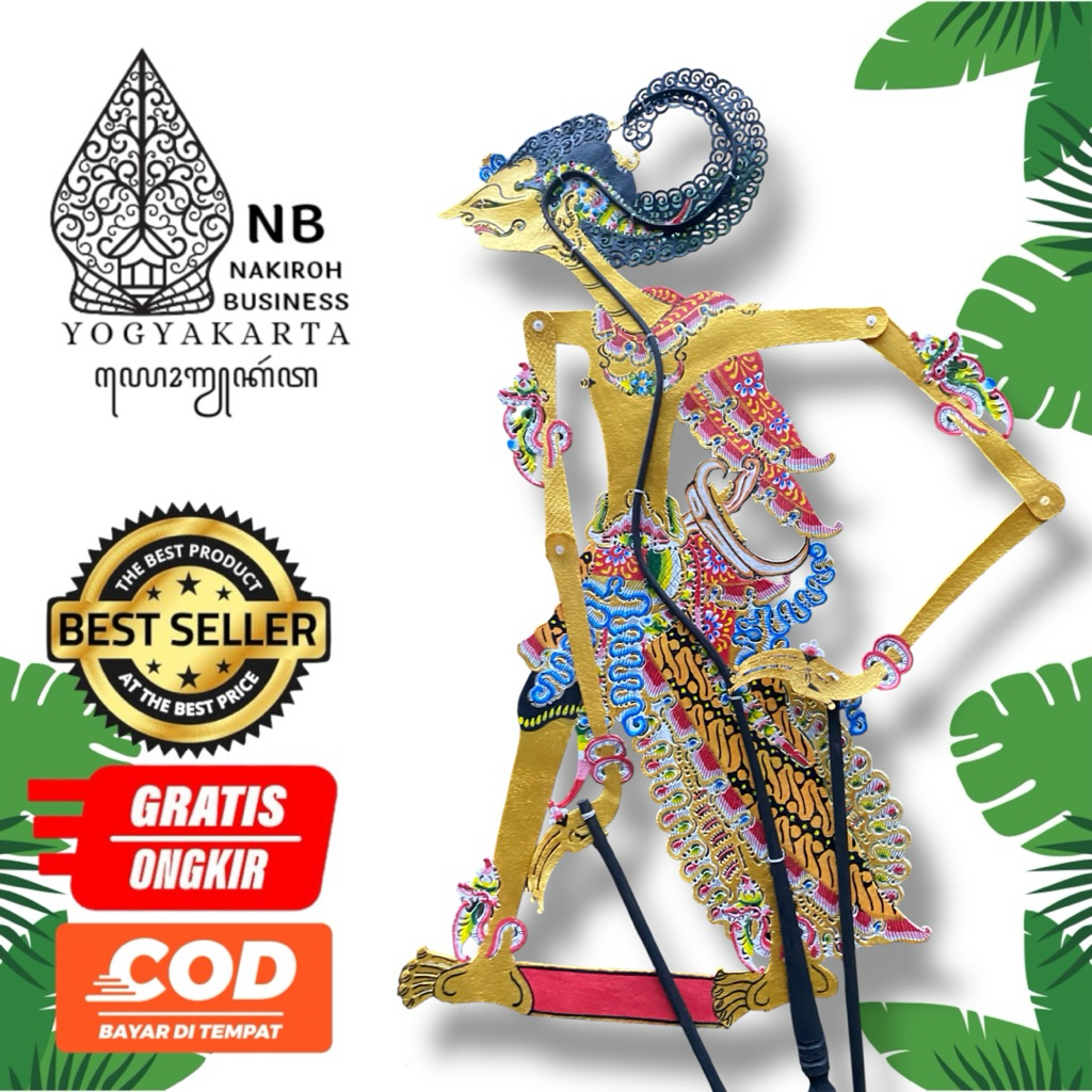 NAKIROHBUSINESS WAYANG KULIT ASLI WISANGGENI RAPEK HALUS STANDAR DALANG