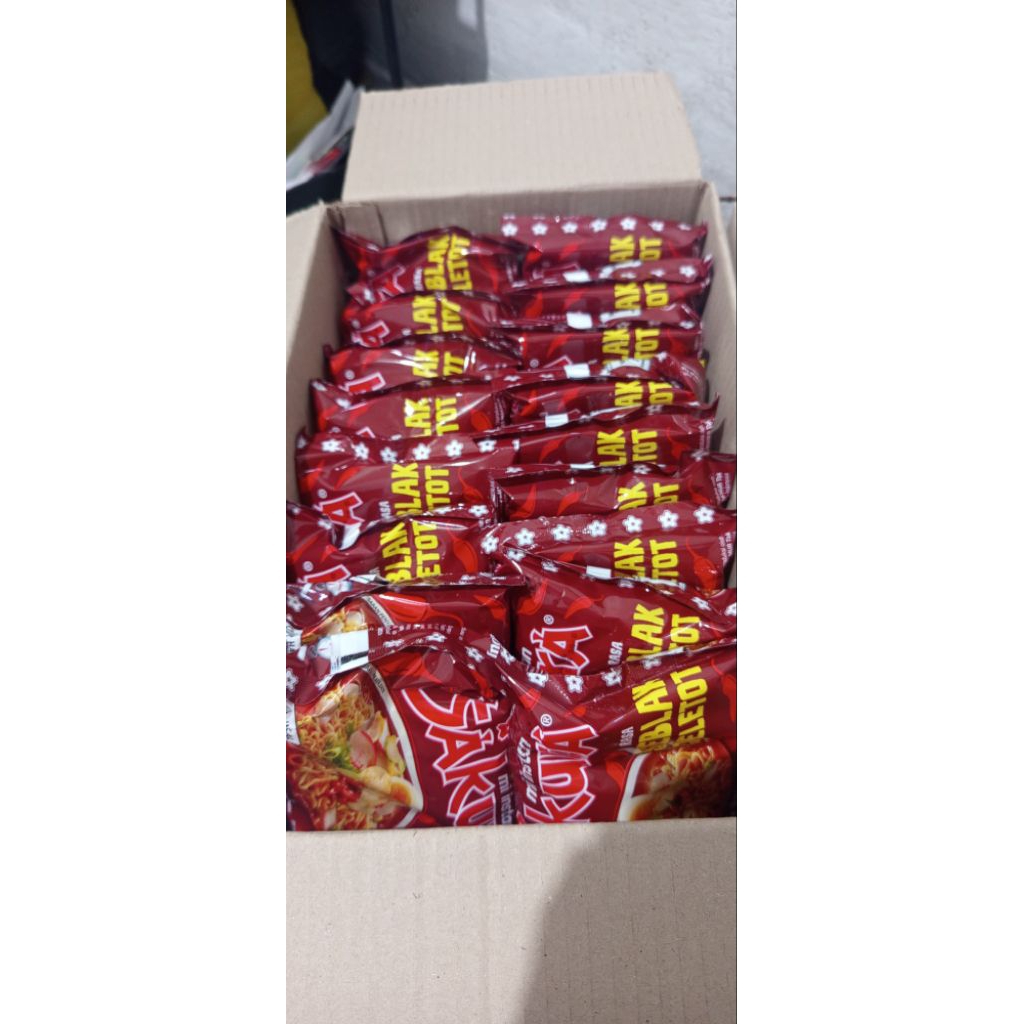 

Mie Sakura Seblak Jeletot, Goreng paket 10 dan 20bks