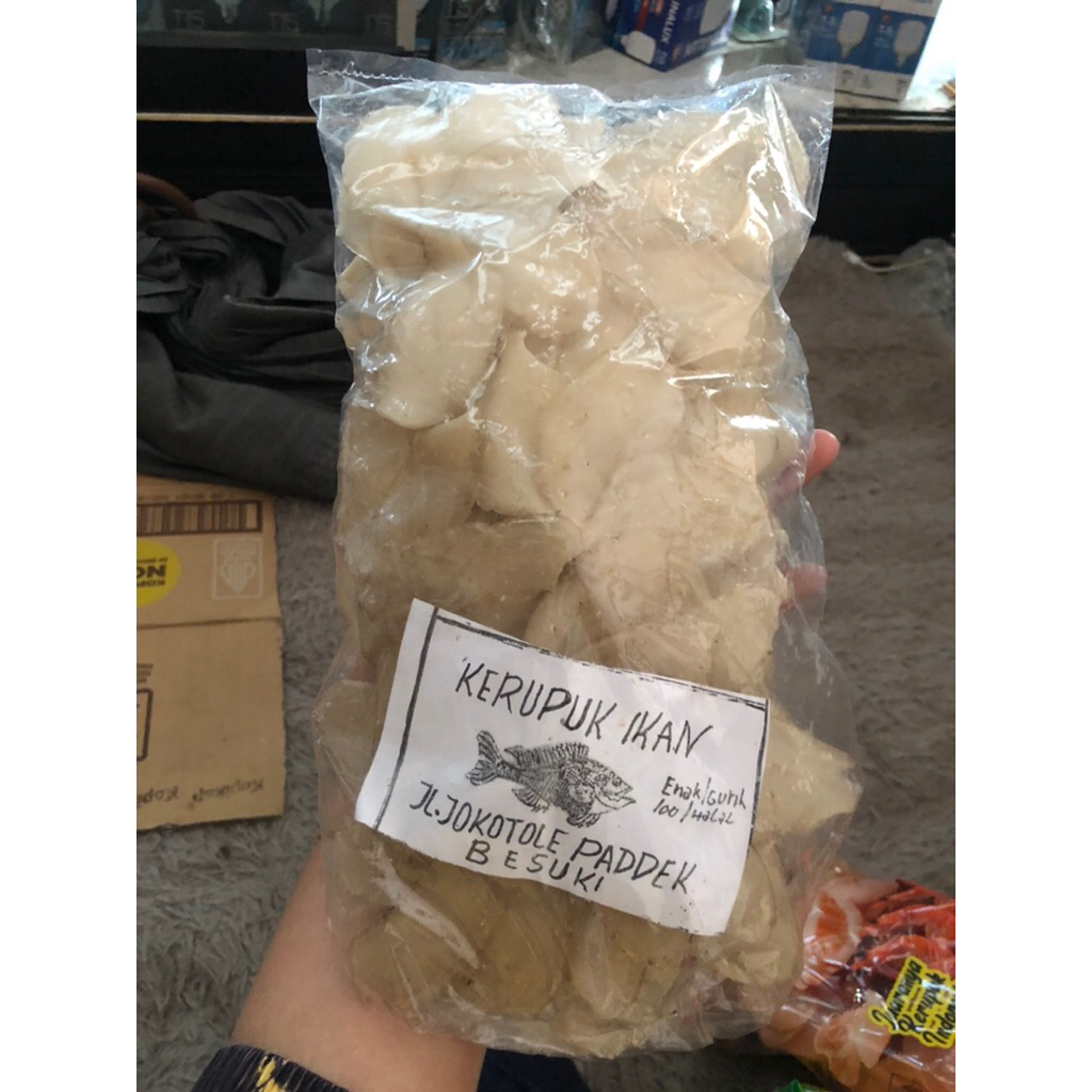 

krupuk kipas rasa ikan khas besuki