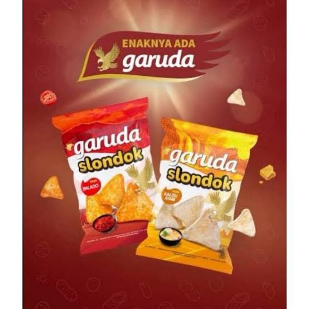 

Chiki Garuda Slondok 2rb isi 10 bungkus.