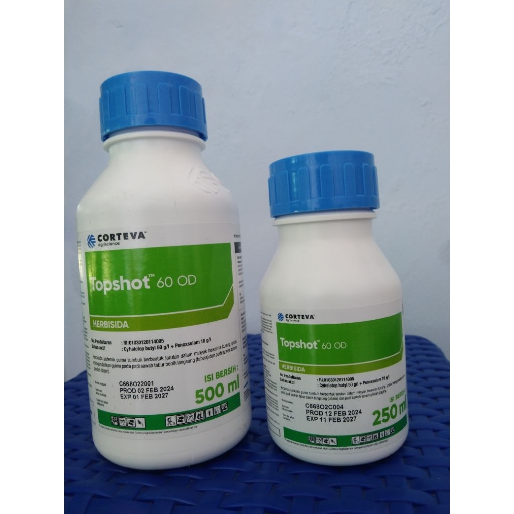 Herbisida Topshot 60 OD 500ml – Obat Rumput Padi & Gulma Bandel | Ampuh & Tahan Lama