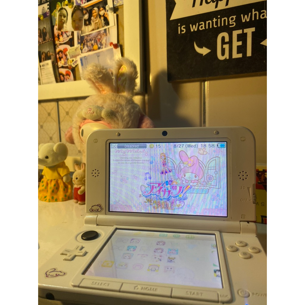 Nintendo 3DS XL CFW 32gb warna pink