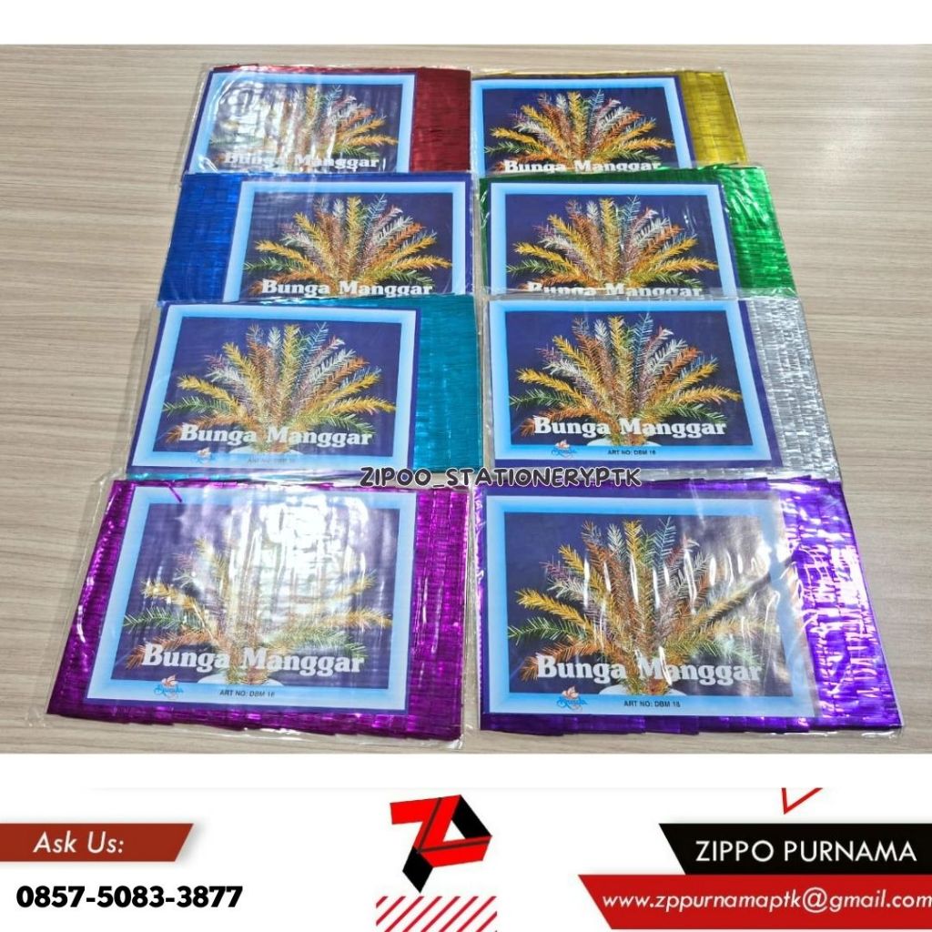Kertas Bunga Manggar per pack (isi 10pcs)
