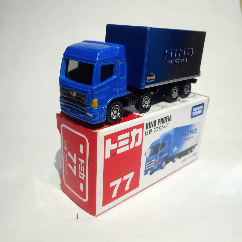 Diecast Truk Hino Profia Tomica No 77 Hino Profia Takara Tomy Miniatur Truck Koleksi pajangan Mainan