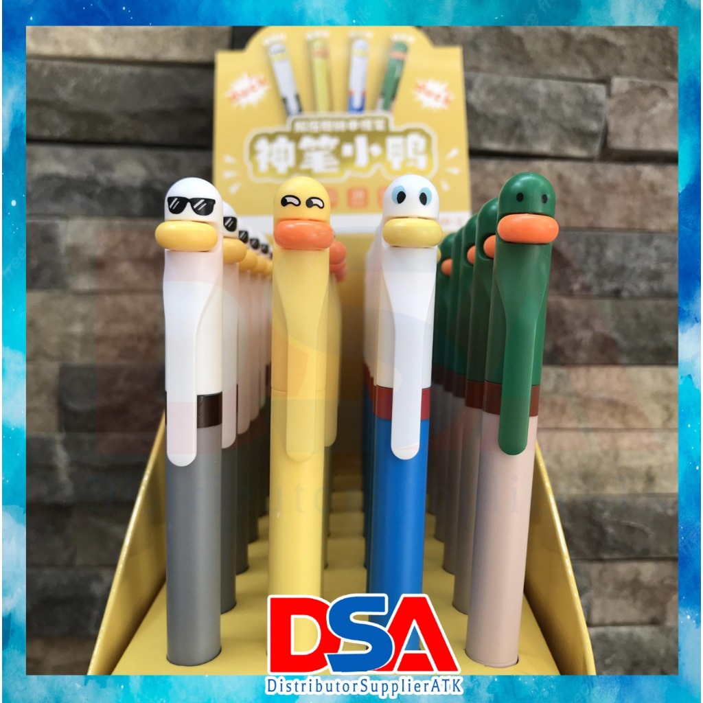 

DSA - PULPEN TINTA GEL 0,5 MOTIF BEBEK SPIN CUTE PEN TERMURAH