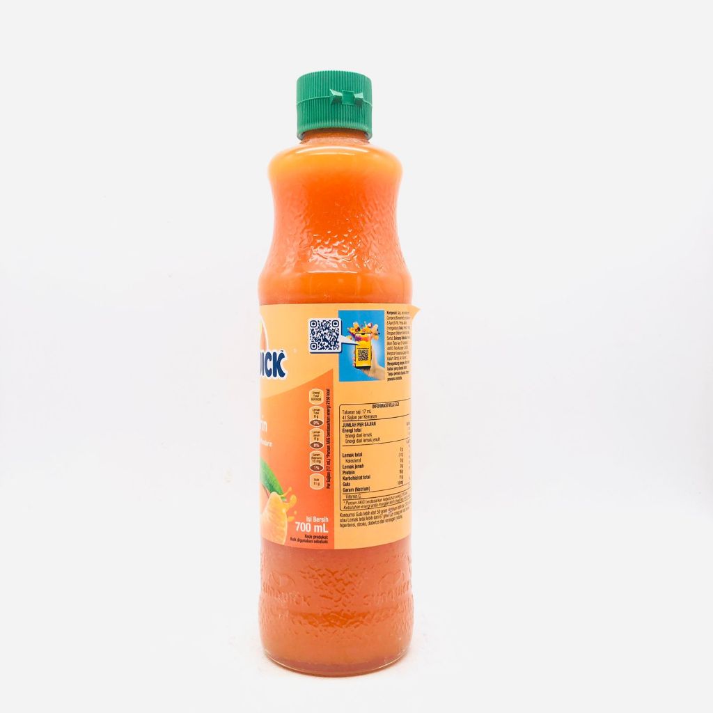 

sunquick mandarin 700ml - sirup buah jeruk (botol kaca)