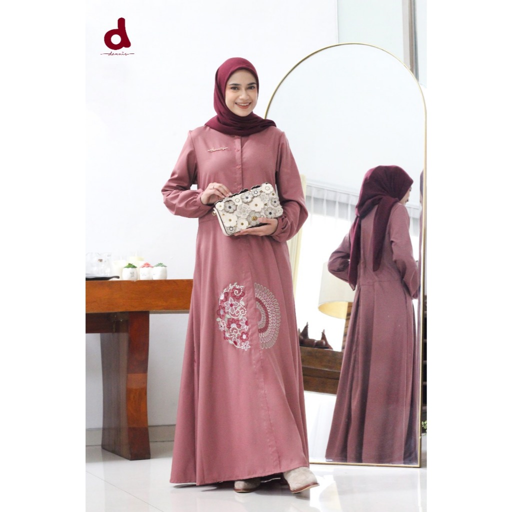 Abaya Dannis/Gamis Dannis/Abaya Muslim/Gamis Muslim/Abaya Dewasa/Gamis Dewasa