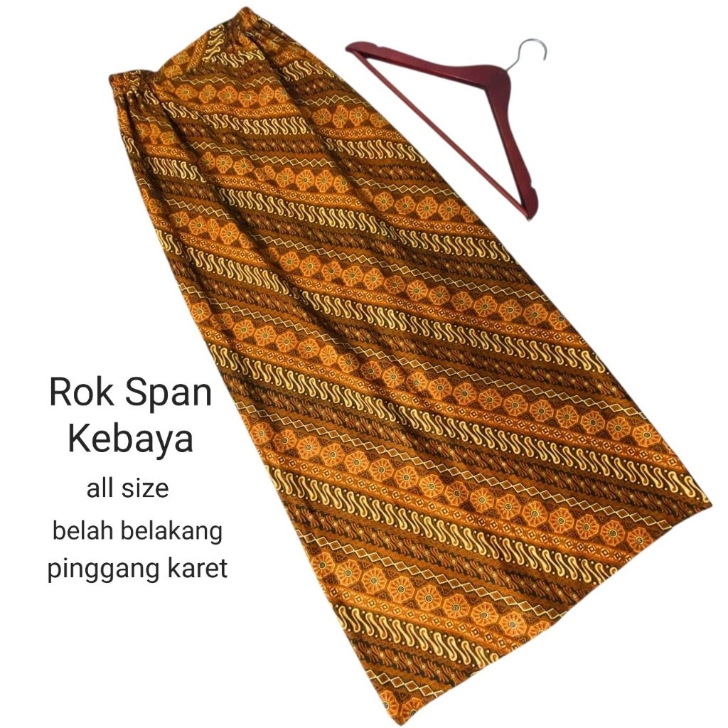 Rok Batik Span Kebaya Belah Belakang Rok Wisuda Rok Batik Katun Terbaru Bawahan Batik