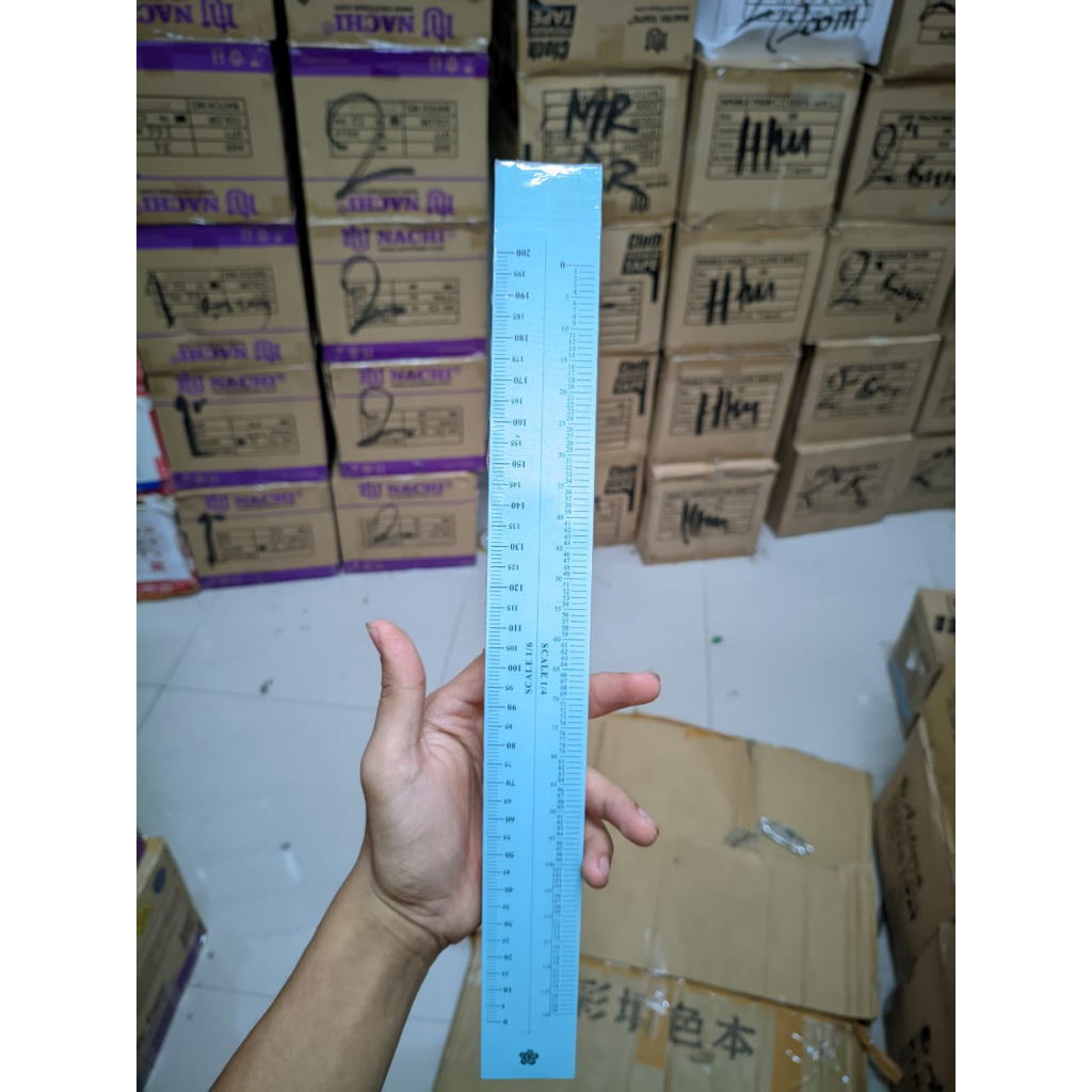 

penggaris skala kertas jahit isi 100 ( keterangan supplier) aslinya saya ga hitung satu satu( made in bandung)