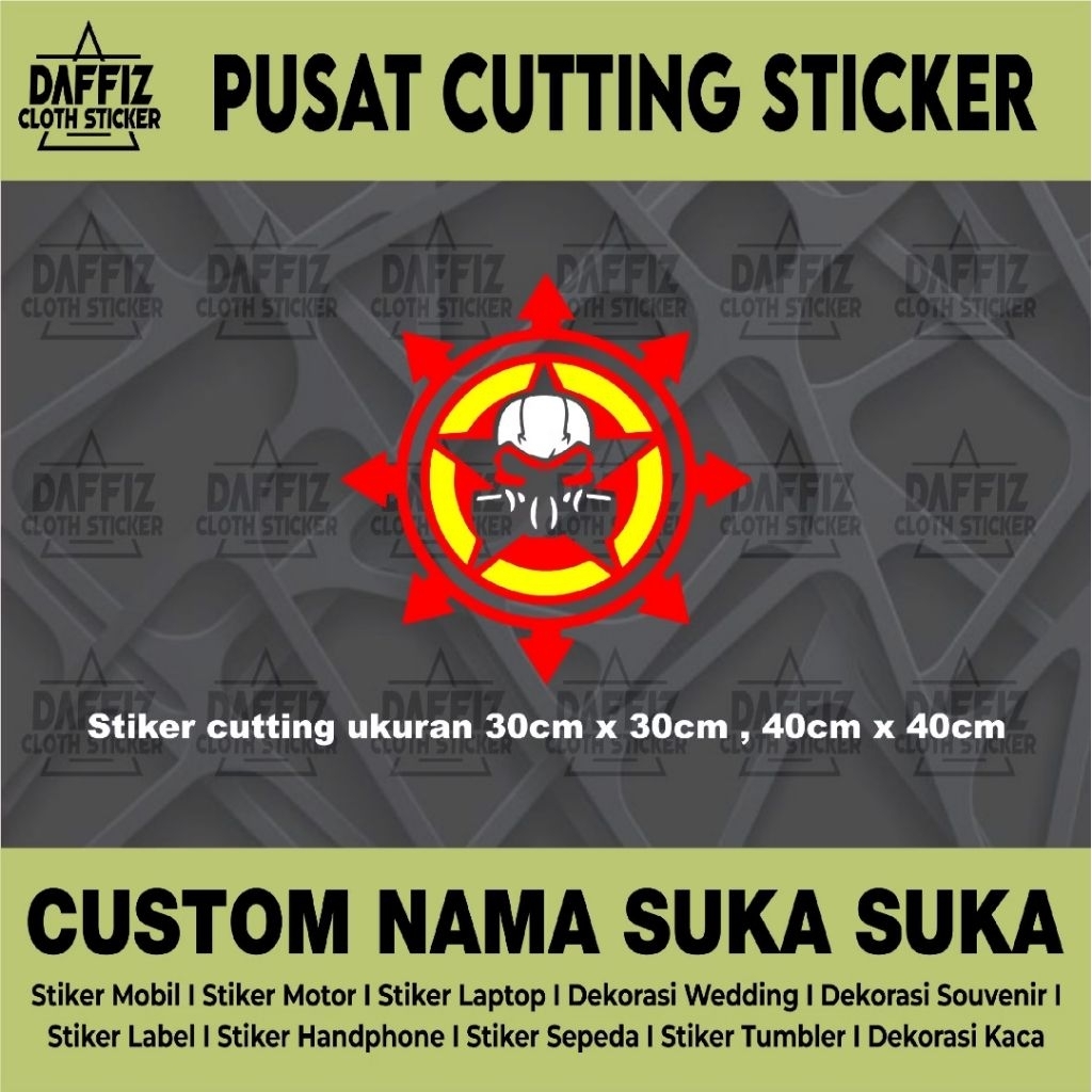 

STIKER CUSTOM ARAH TENGKORAK 3 WARNA