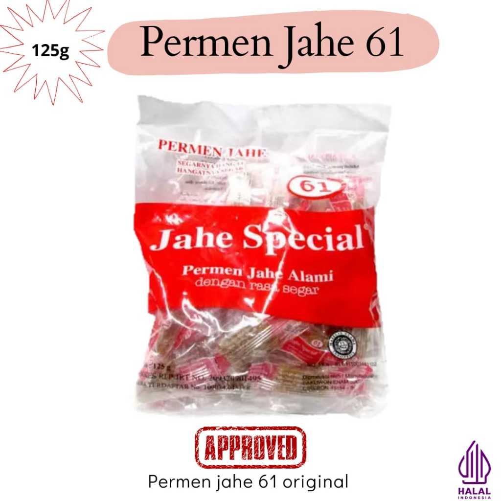 

Permen jahe 61 Special asli cirebon - permen jahe sehat original