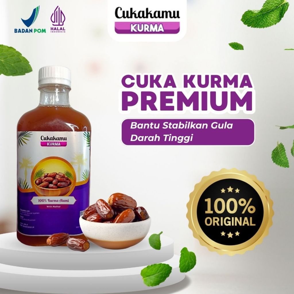 

CUKAKAMU Kurma 300ML - Atasi Diabetes Kontrol Gula Darah Koleterol Tanpa Efek Samping