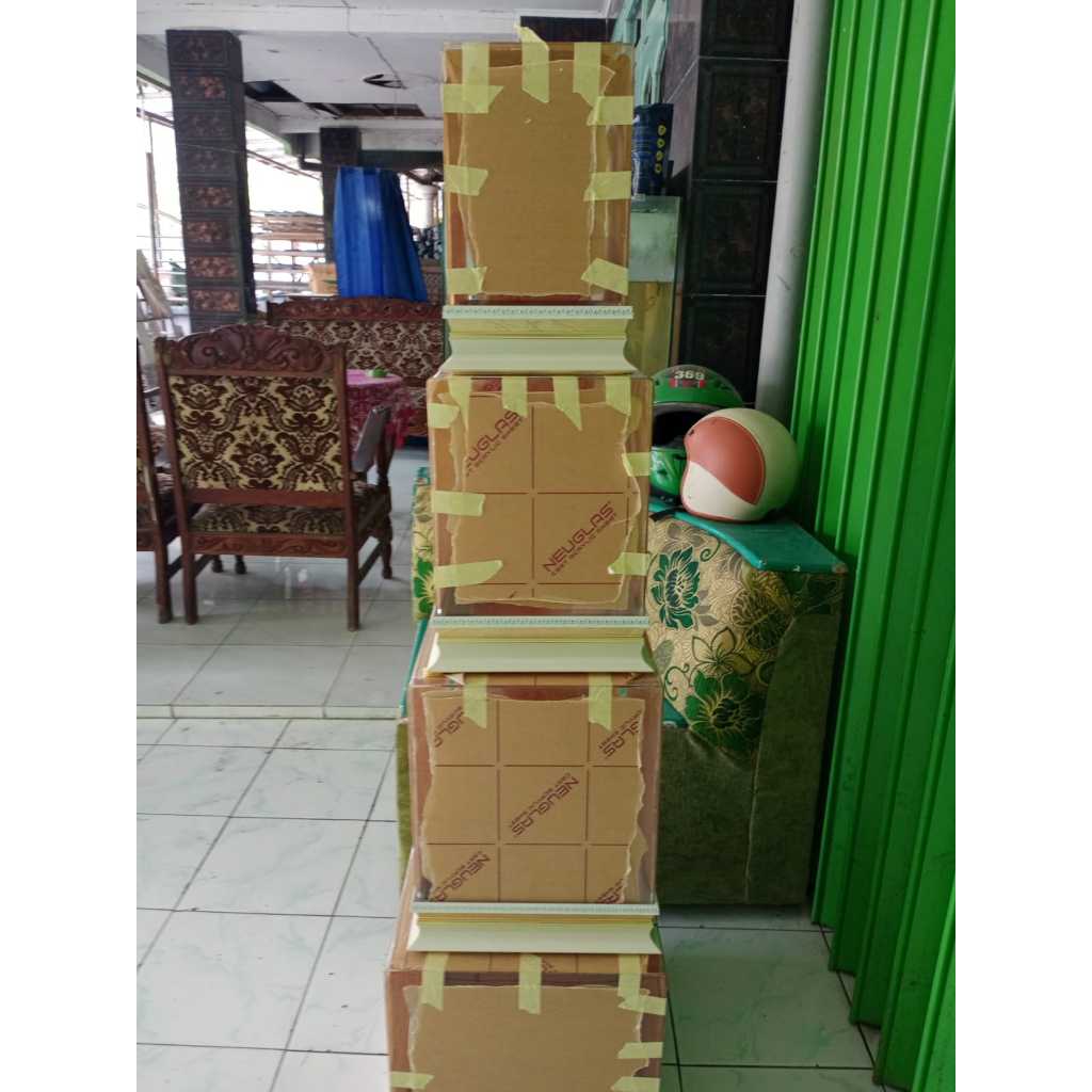 Tutup kotak akrilik seserahan / Hantaran