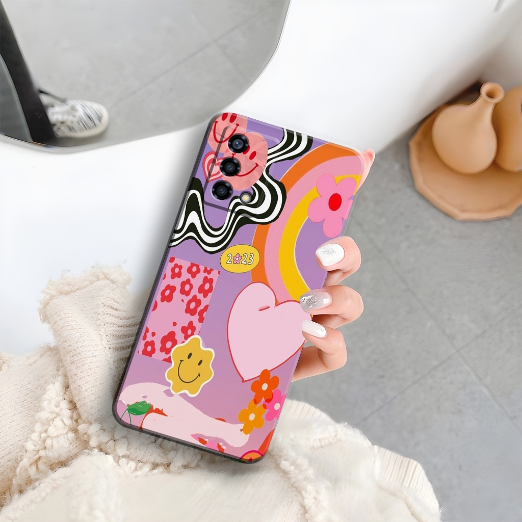 Case HP OPPO A95 / A74 4G - Casing OPPO A95 / A74 4G - Mawcase - Fashion Case ABSTRAK - Case Cewek -