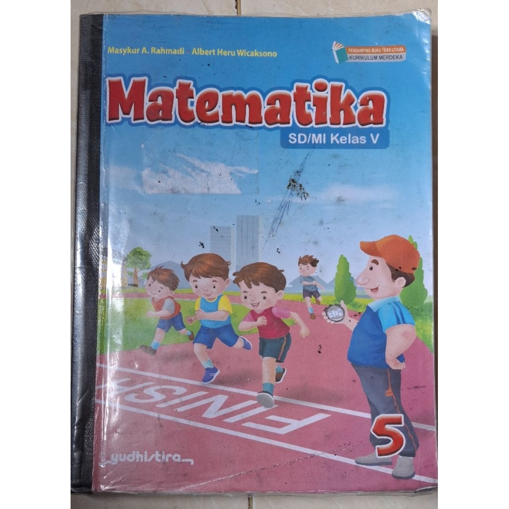 Preloved buku Matematika Yudhistira kurikulum merdeka kelas 5 SD