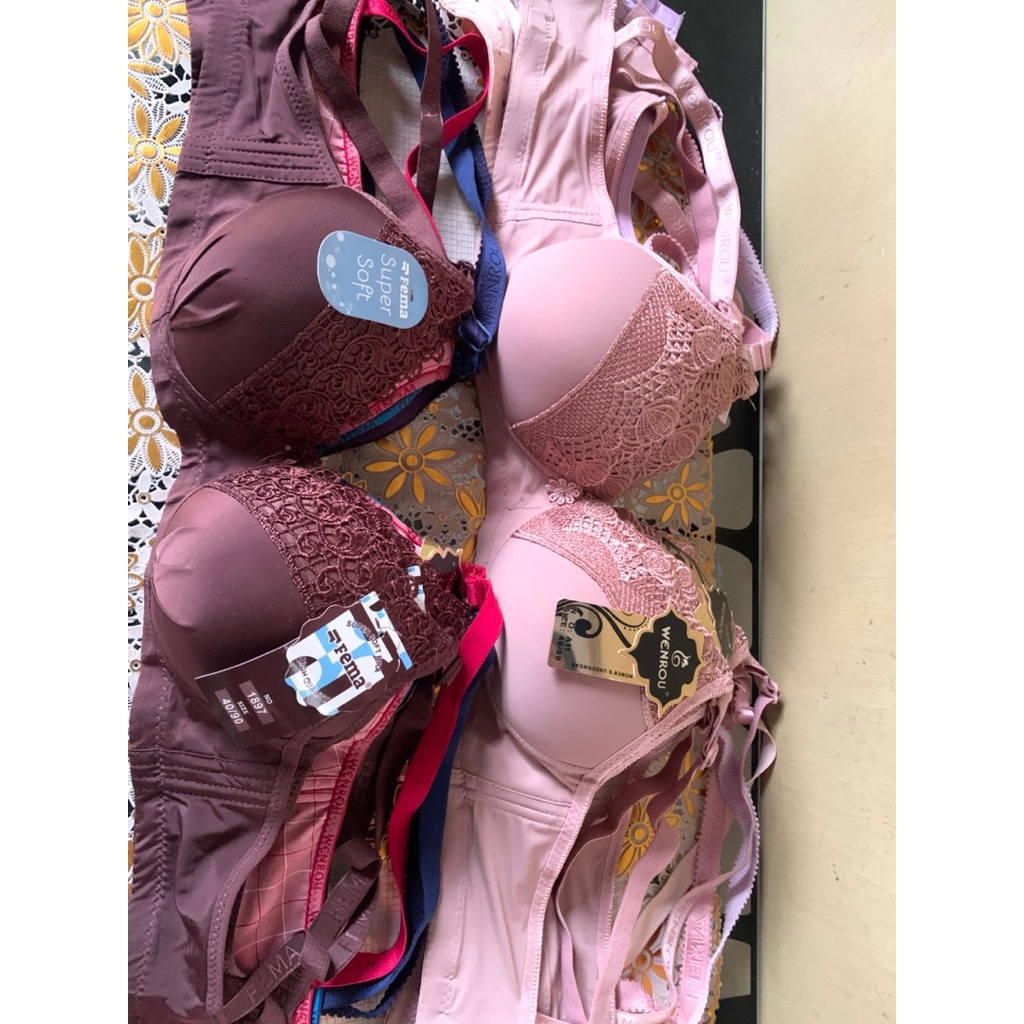 PROMO 1 PCS BH BRA BUSA RENDA FEMA KAITAN 3X3 // RENDA BUNGA