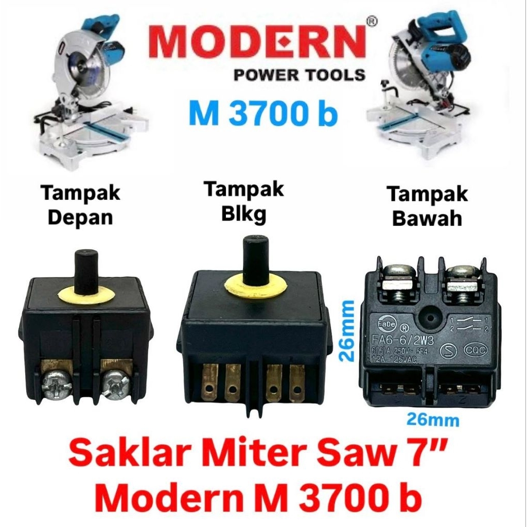 MODERN Saklar Mesin Miter Saw 7"  M3700 b