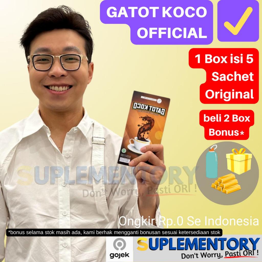 

Kopi Gatot Koco Ecer sachet Dr Hen Richard Lee asli Original Pria Kaca - 1box isi 5