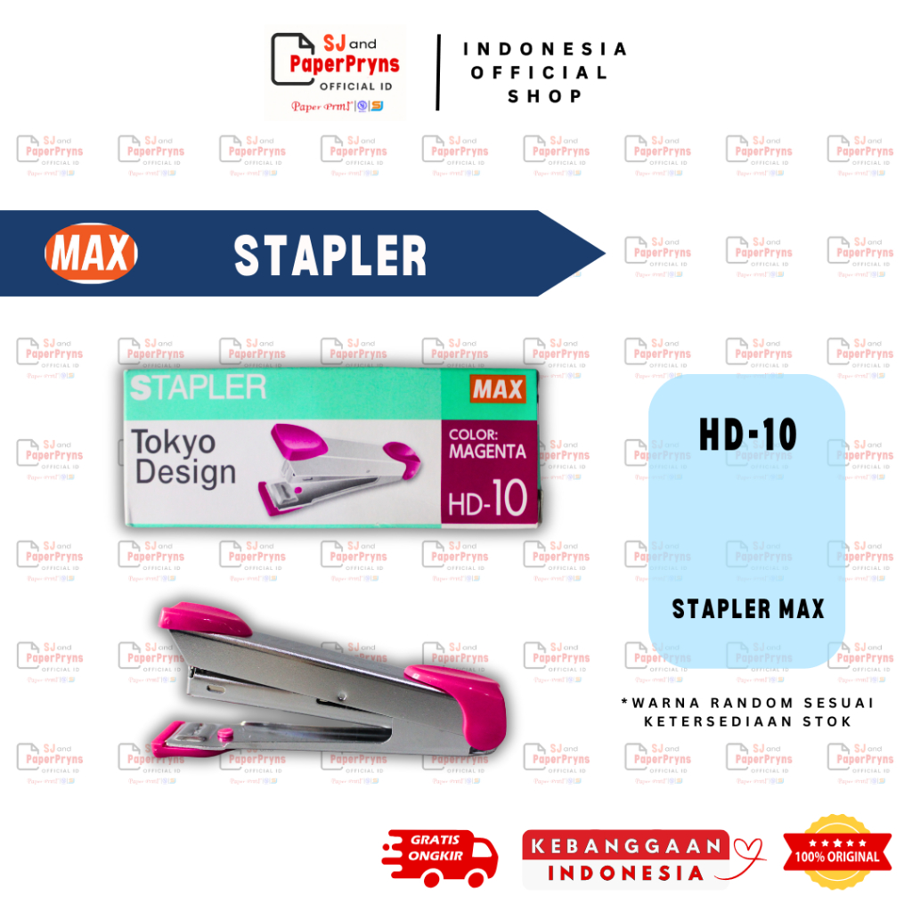 

Stapler MAX HD-10 – Jilid Kertas Hingga 20 Lembar