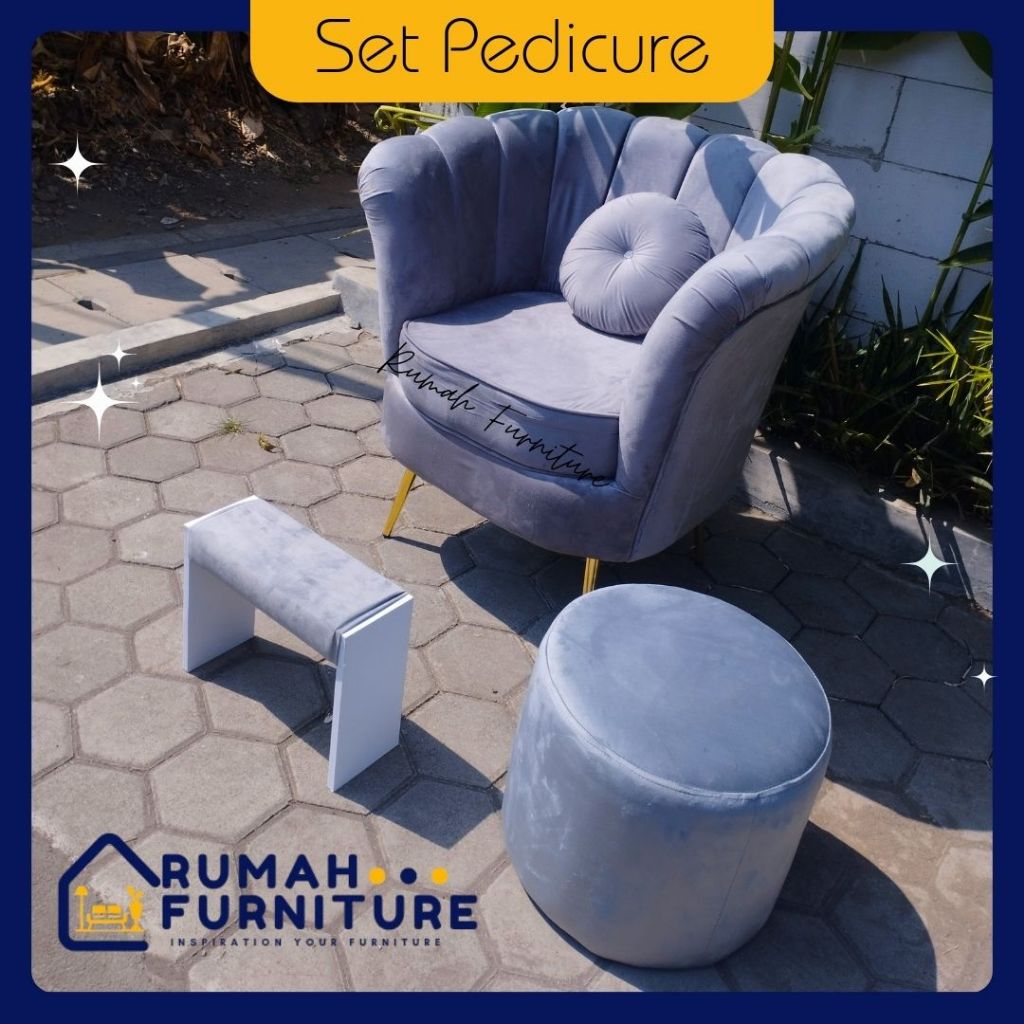 Sofa Pedicure | Sofa Salon | Sofa Aesthetic | Sofa Modern | Pedicure Set | sofa Minimalis