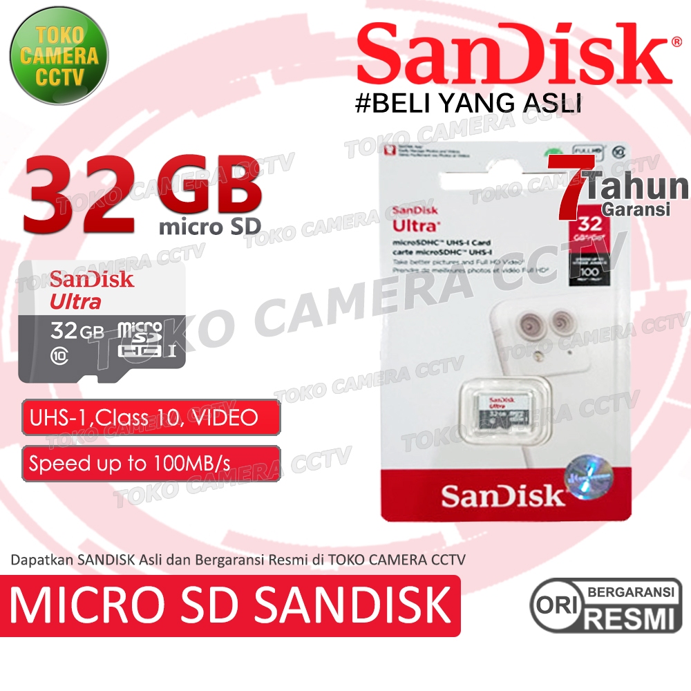SanDisk MicroSD 32GB / SD Card 32GB SanDisk