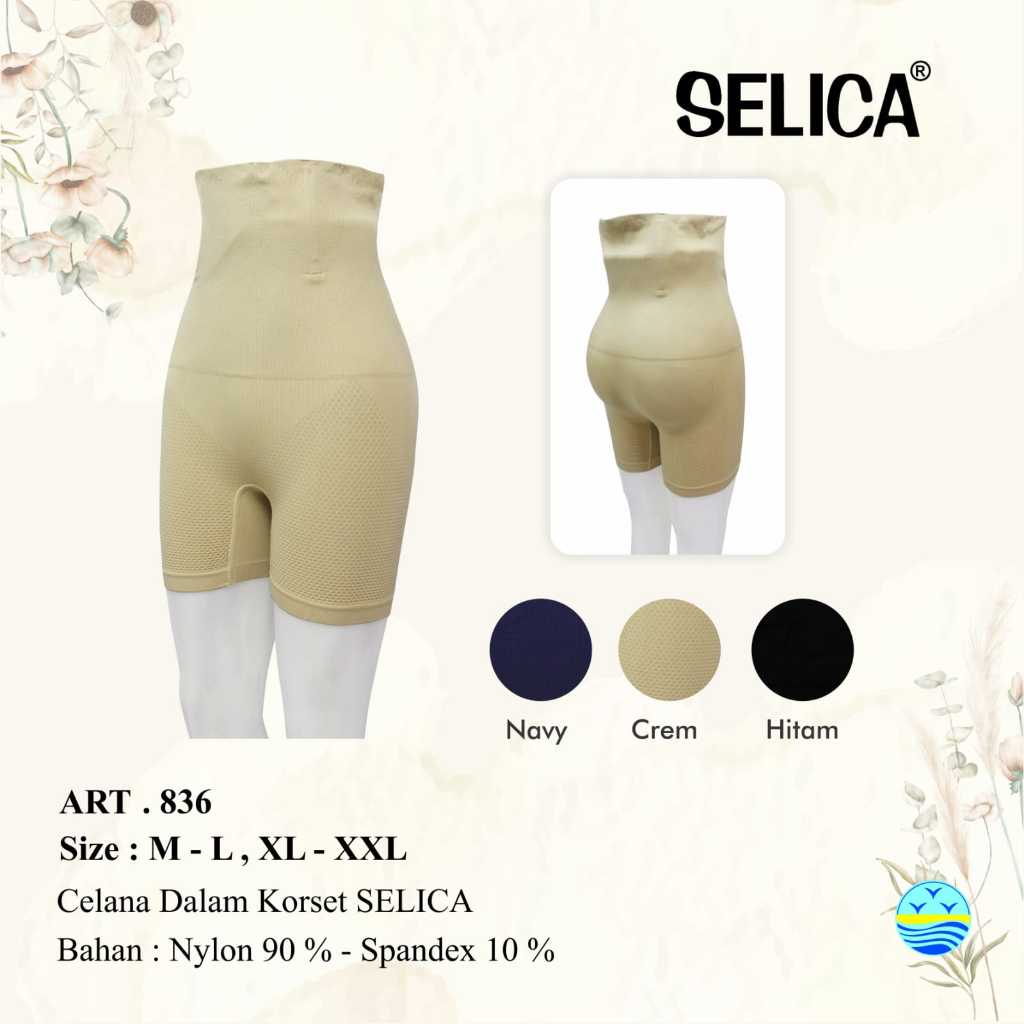KORSET CELANA DALAM 836 SELICA M-L / PENGECIL PERUT PREMIUM