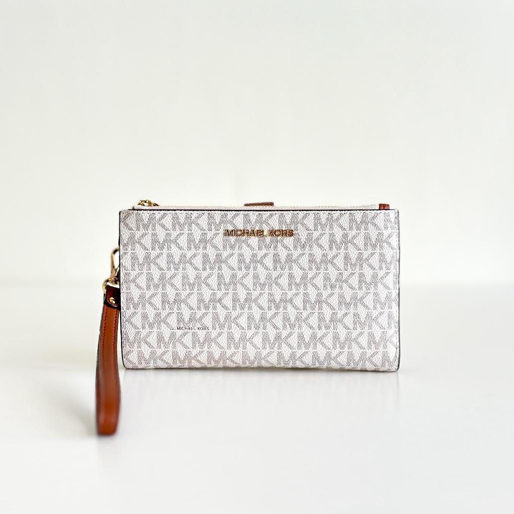 MK WALLET WRISLET DOUBLE ZIP