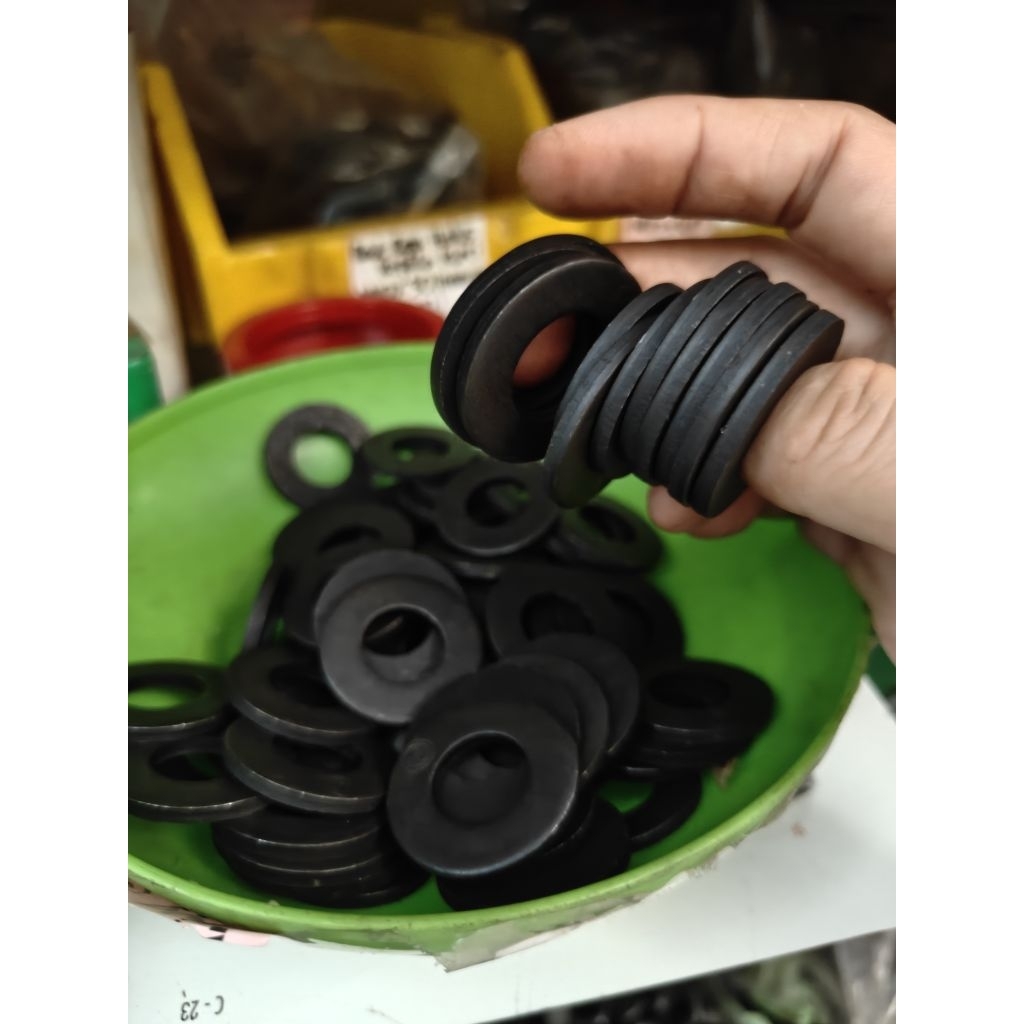 ring plat baja tebal 3mm semua ya dari M10 M12 M14 M16 M18 m20 m8 m6/ ring plat baja m10 ring plat b