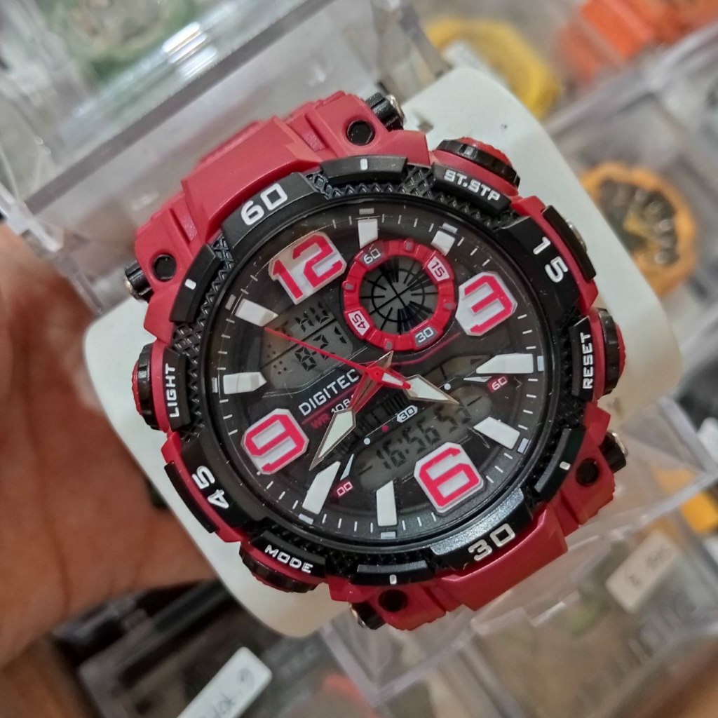 Jam Tangan Digitec DG-2030 DA2030 2030T DG 2030 DIGITEC Watch Dual Time