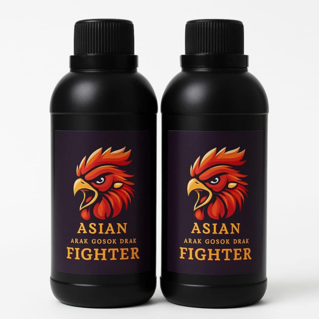 ARAK GOSOK ASIAN FIGHT 500ml arak gosok ayam laga/aduan
