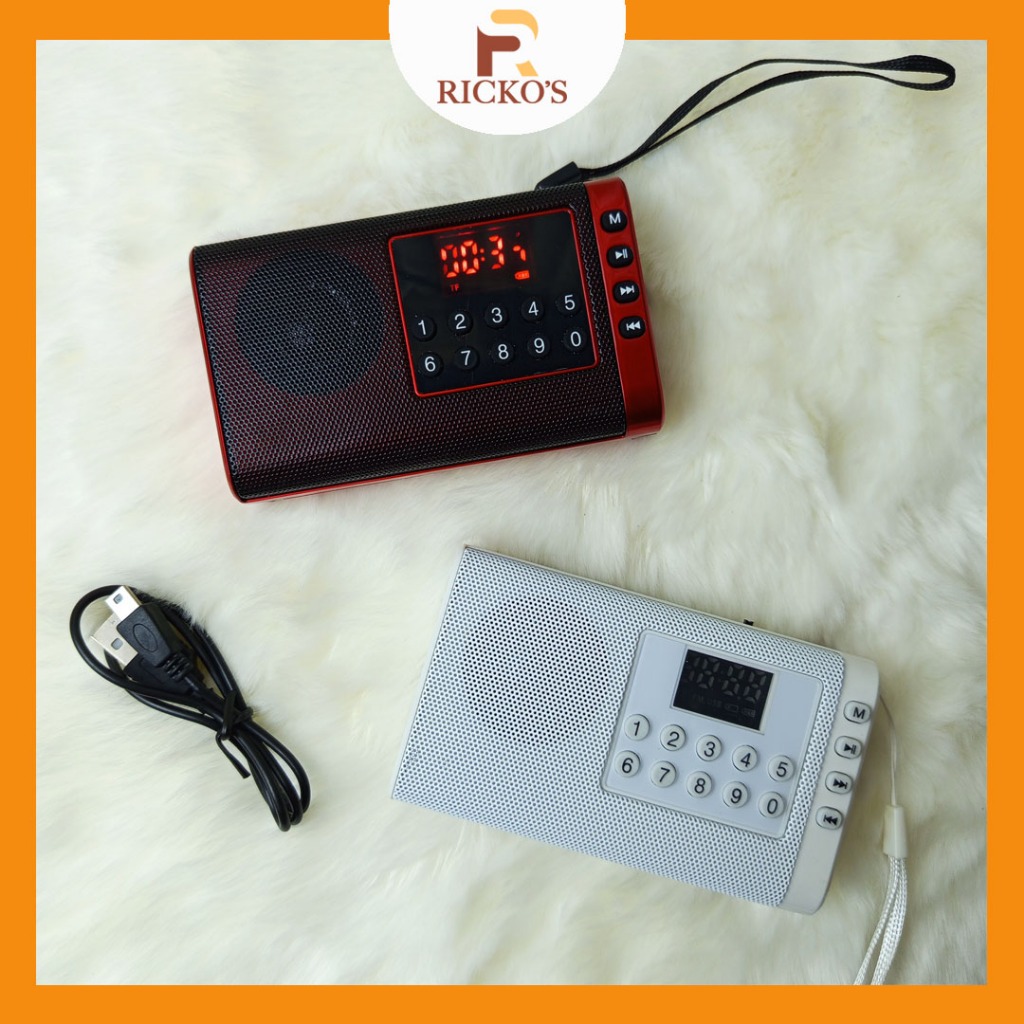 Speaker Bluetooth / Speaker Mini FM Radio / Speaker Portable Bluetooth - AHMA