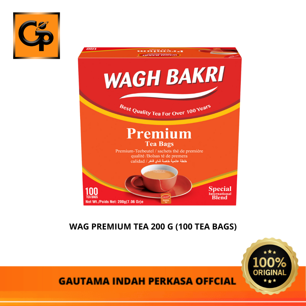 

Teh Wagh Bakri Premium Black Tea 200g (100 Tea Bags)