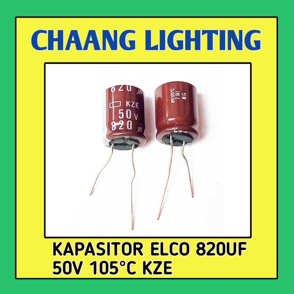 820UF 50V KAPASITOR ELKO 820UF 50V CAPASITOR ELCO 820UF 50V ELCO 820UF 50V 105°C
