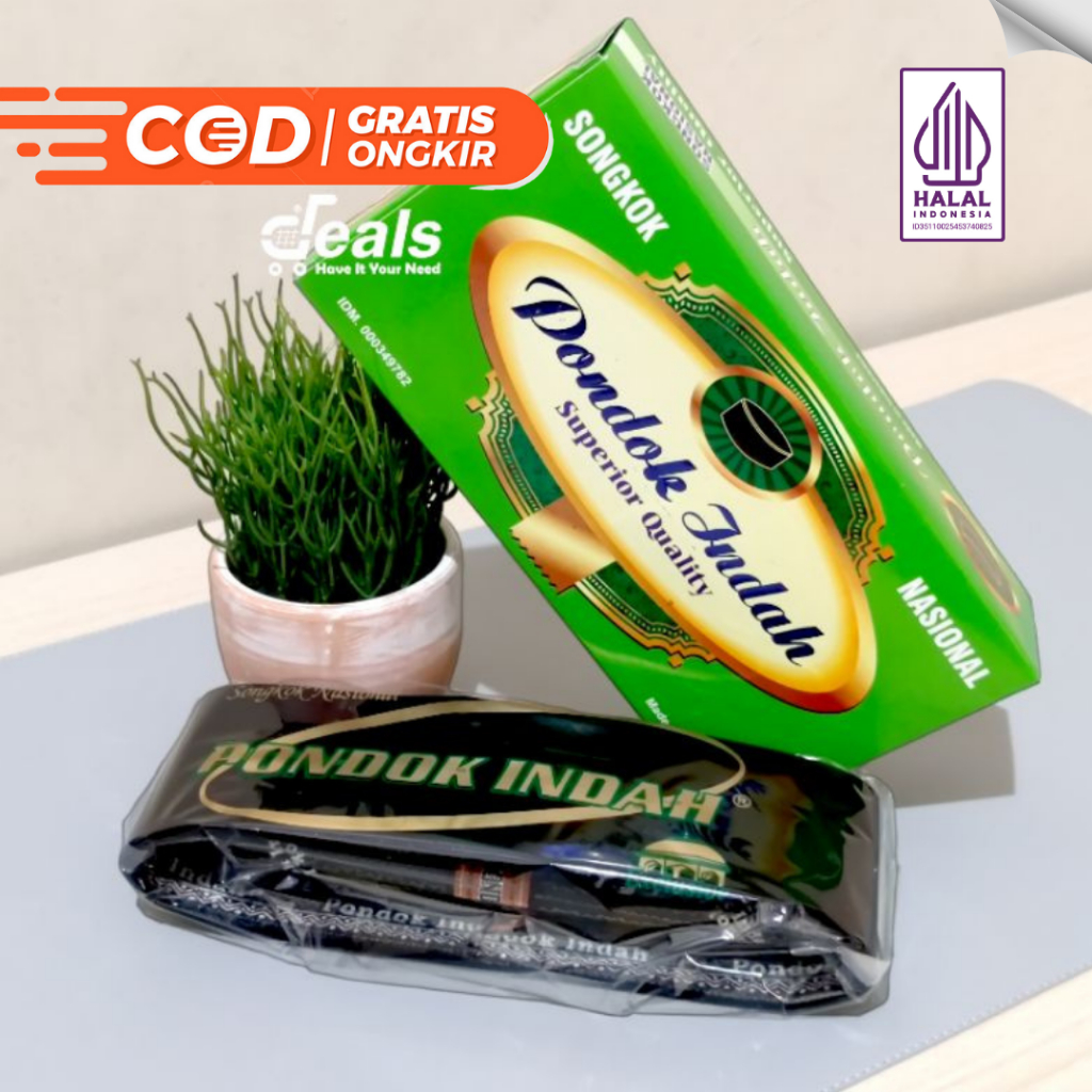 Peci Songkok Kopiah Hitam PONDOK INDAH POLOS/NON AC Beludru Premium