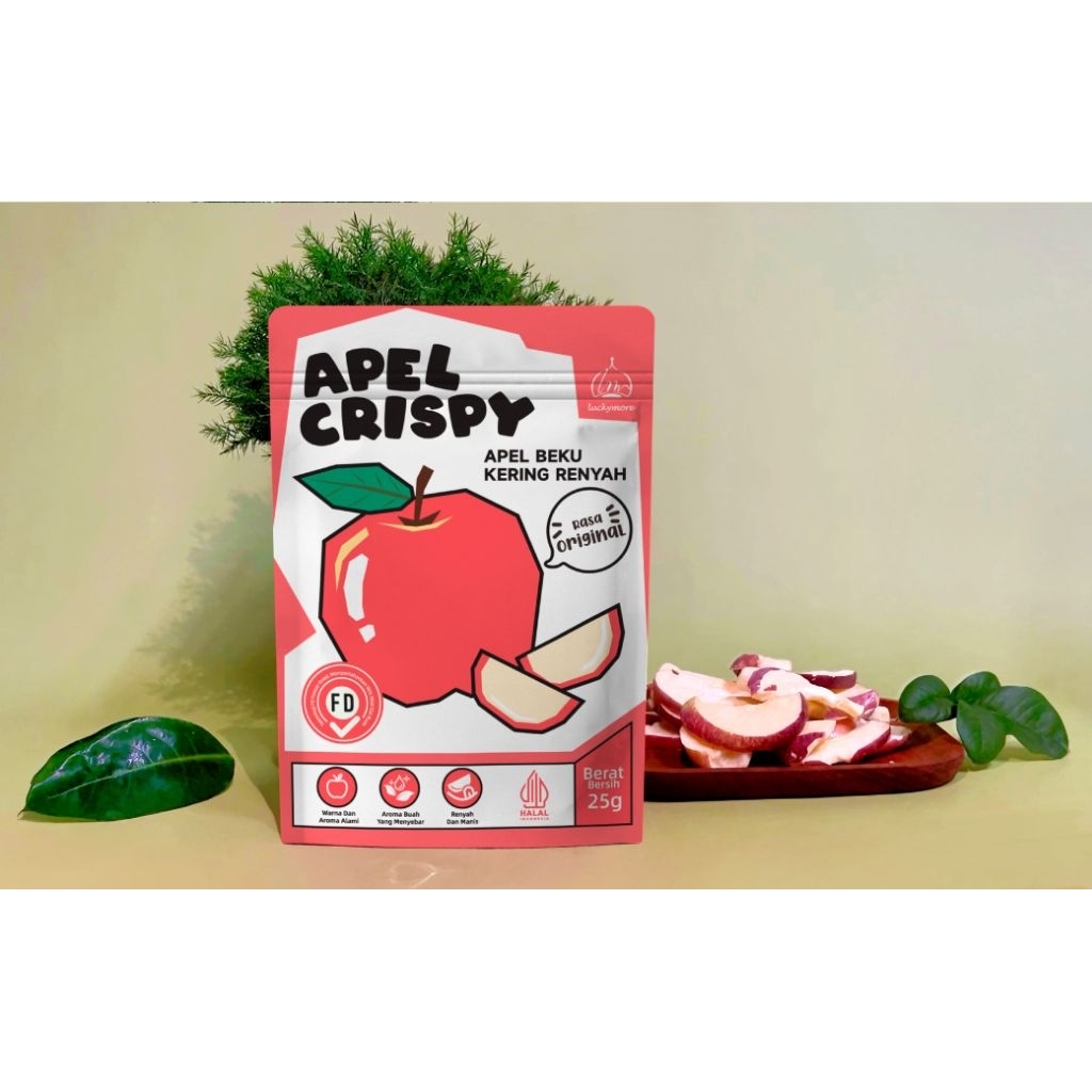 

HALAL Apel Beku Kering Renyah 25g