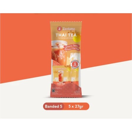 

Zenlatte Thai Tea - Banded 5 | Thai Tea Powder | Bubuk Thai Tea
