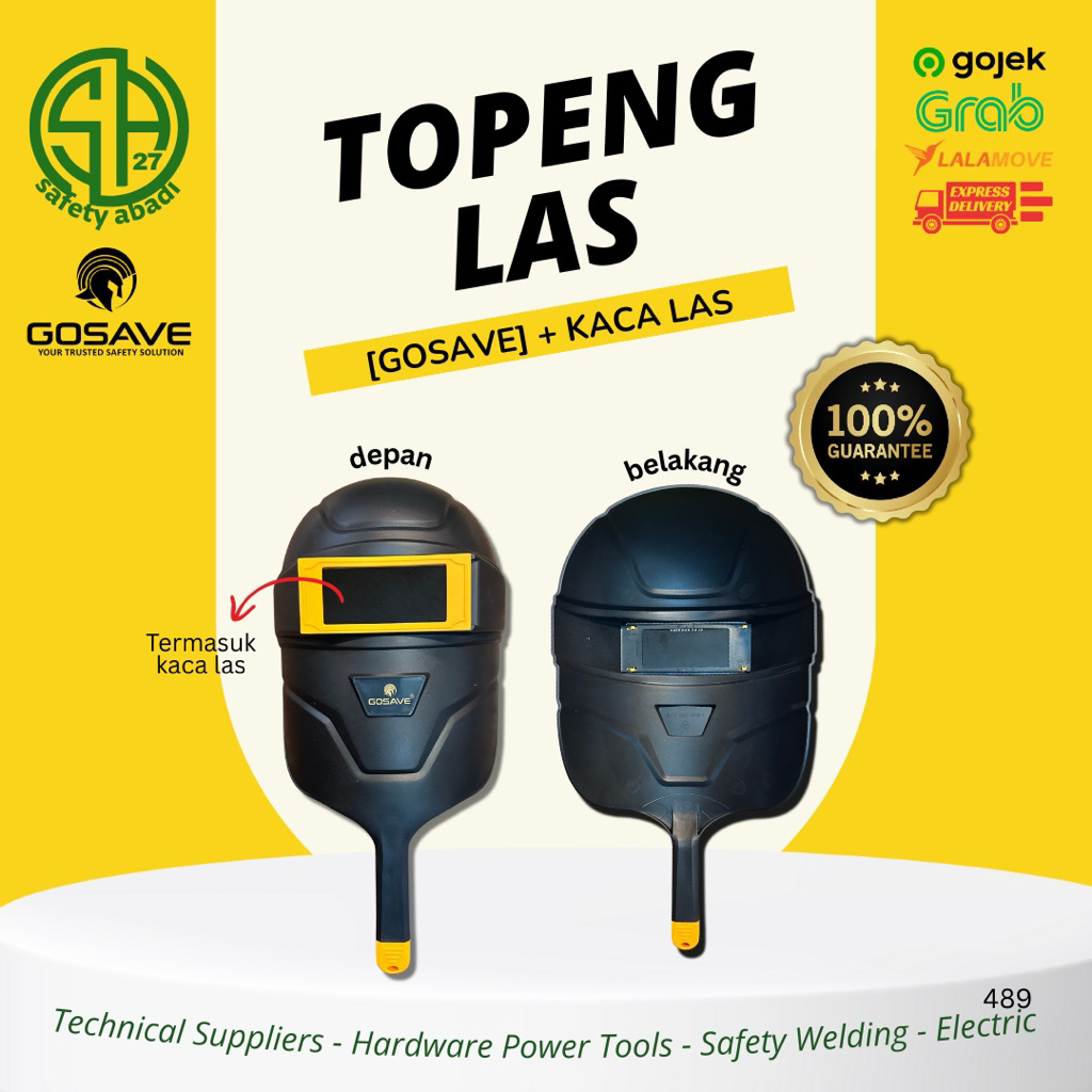 [Gosave] Original Topeng Las + Kaca Las