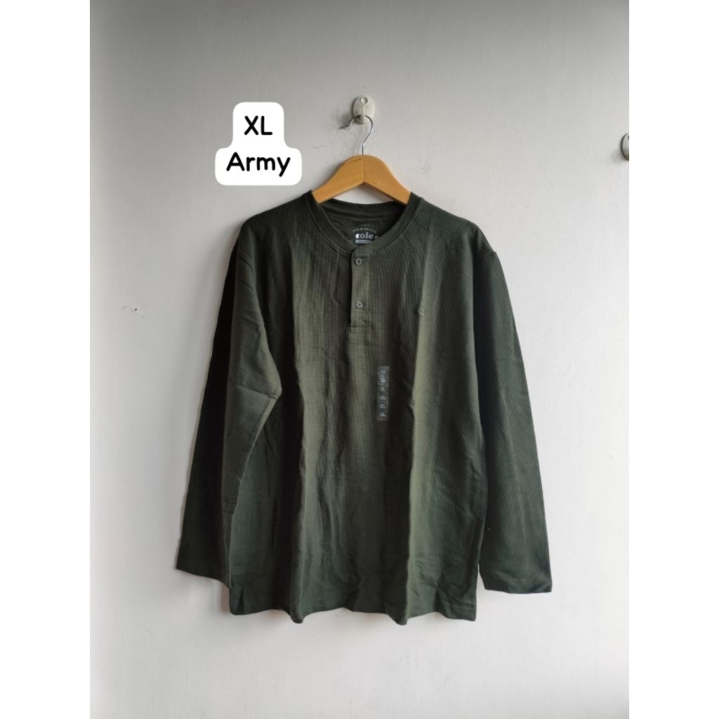 Kaos Pria Lengan Panjang Merk Cole | Kaos Panjang Polos Pria | Bahan Katun