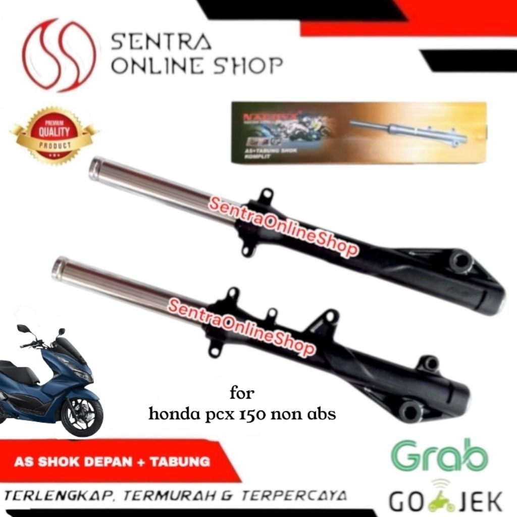 As Shok shock depan assy komplit tabung pcx 150 non abs nagoya