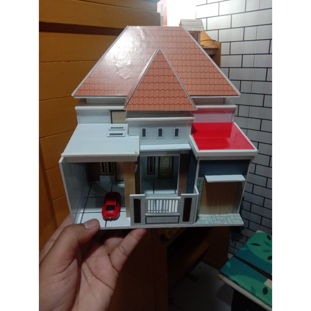 

maket rumah modern + toko