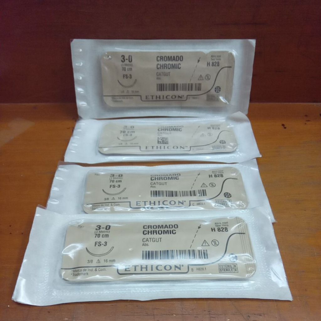 cromando chromic catgut 3/0 h828