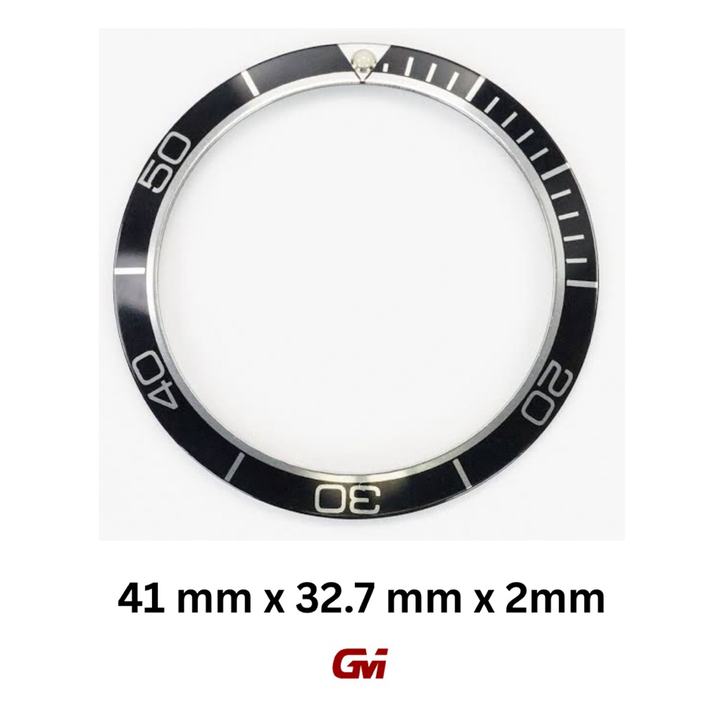 insert bezel black omega seamaster planet ocean 41mm - 32.2mm - 2mm
