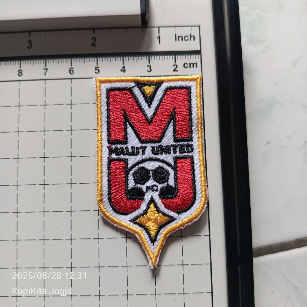 emblem patch bordir malut united