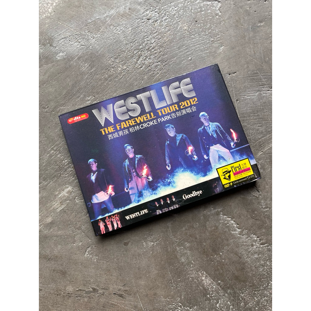 KASET CD DVD WESTLIFE TOUR 2012 Rare