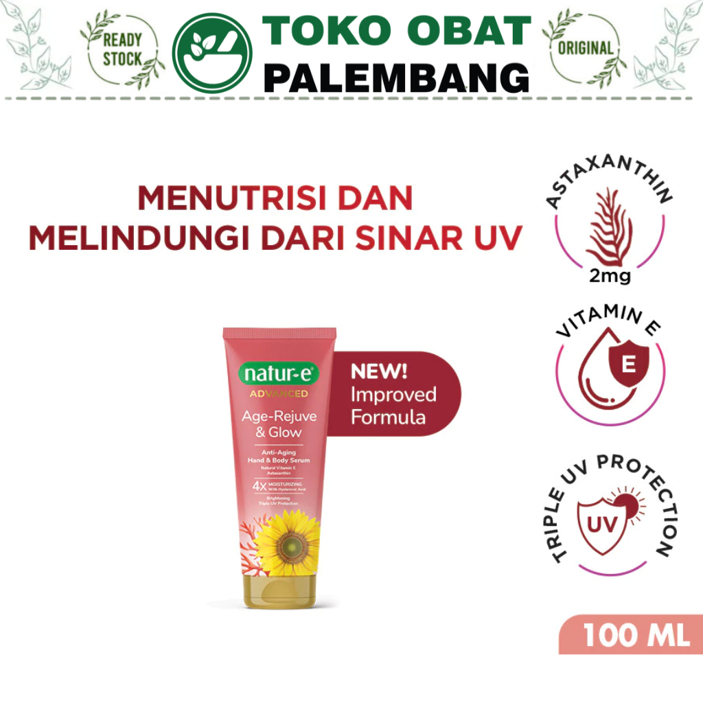 NATUR-E ADVANCED AGE REJUVE GLOW 100ML HAND BODY SERUM ANTI AGING HANDBODY ADVANCE NATUR E NATURE AG