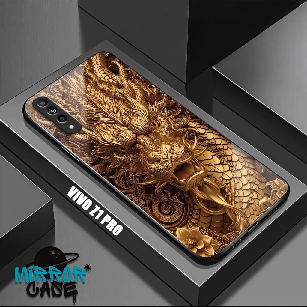 Softcase  Vivo Z1 Pro Casing Glossy Vivo Z1 pro Vivo 1951 1918 Case kaca - Kesing Kaca Kilau - Casin