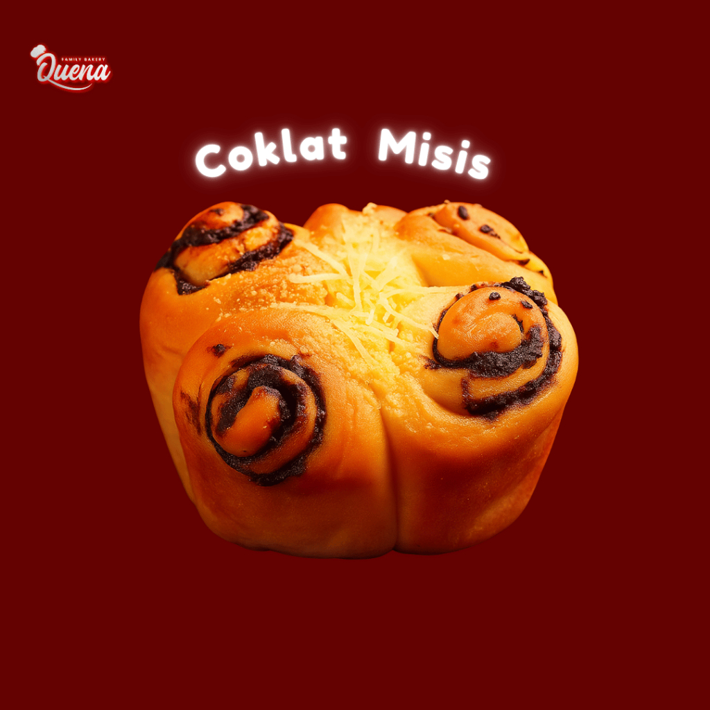 

Roti Meses Coklat Quena – Manis Lembut, Coklat Melimpah