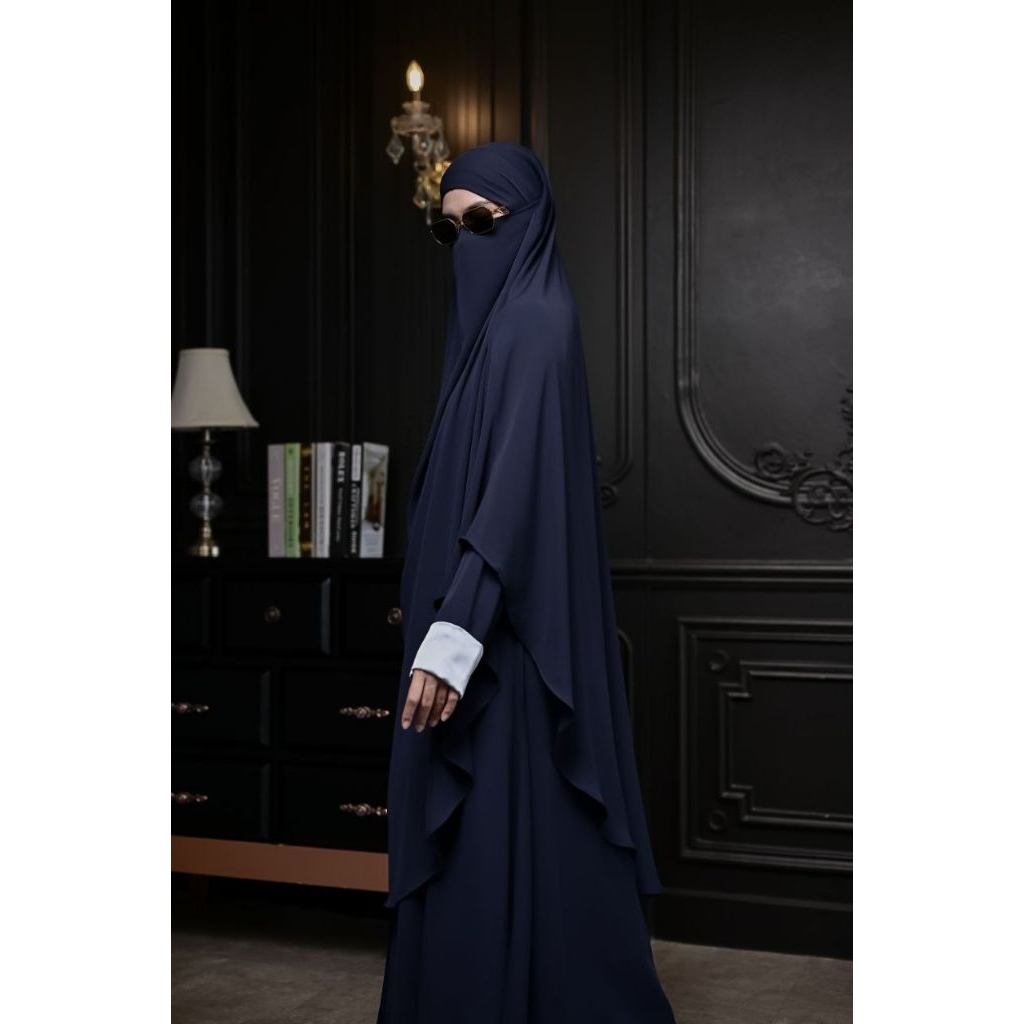Abaya Blazer set FK medium [ROYAL NAVY] AL ARABIAN BUTIK